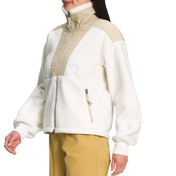 The North Face Sherpa Denali Fleece Zip-Up Funnel Neck Jacket (Gardenia White) - Picture 5 of 16